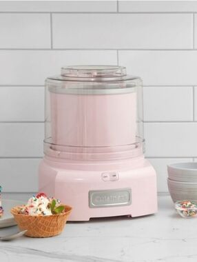 NEW CUISINART AUTOMATIC ICE CREAM, FROZEN YOGURT, & SORBET MAKER IN PINK